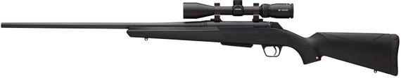 Winchester 535705218 XPR Scope Combo Full Size 7mm-08 Rem 3+1 22 in Black Perma-Cote Sporter Barrel, Steel Receiver, Matte Black Fixed Synthetic Stock, Vortex Crossfire II 3-9x40mm Scope, Rifle
