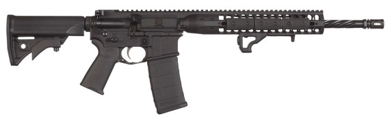 LWRC ICDIR5B16 LWRCI Direct Impingement 5.56x45mm NATO 16.10 in 30+1 Black Anodized Black 6 Position Stock Black Magpul MOE+ Grip, Rifle