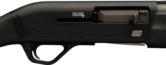 Winchester 511205392 SX4 12 Gauge 3 in 4+1 (2.75 in) 28 in Steel Barrel, Aluminum Alloy Receiver, TruGlo Long Bead Fiber Optic Sight, Non-Glare Matte Black Finish, Synthetic Stock w/Smaller Grip & Textured Gripping Surface, Includes 3 Chokes, Shotgun