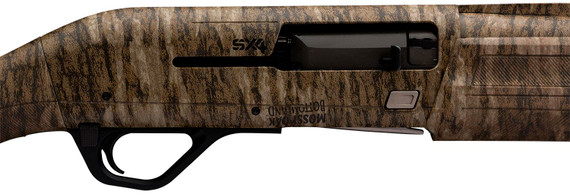 Winchester 511212291 SX4 Waterfowl Hunter 12 Gauge 3.5 in 4+1 (2.75 in) 26 in Vent Rib Barrel w/Chrome-Plated Chamber & Bore, Aluminum Alloy Receiver, Mossy Oak Bottomland Camo, Synthetic Stock w/Textured Grip Panels, LOP Spacers, Shotgun