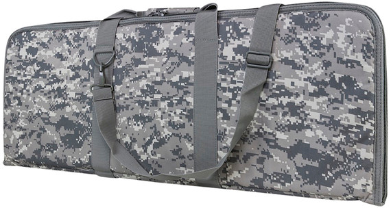 NcStar CVCP2960D36 VISM Carbine Digital Camouflage PVC Nylon w/ Lockable Zippers Pockets & Padded Carry Handle, Rifle Case