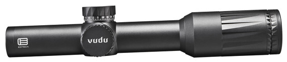 Eotech VDU16FFSR1 Vudu Black Hardcoat Anodized 1-6x24mm 30mm Tube Illuminated SR1 MRAD Reticle, Rifle Scope
