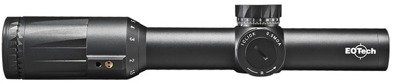 Eotech VUDU16FFSR3 Vudu SR3 Black Hardcoat Anodized 1-6x24mm 30mm Tube Illuminated BDC MOA 5.56mm Reticle, Rifle Scope