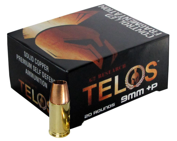 G2 Research 9mm Luger Ammunition TELOS 9MM+P