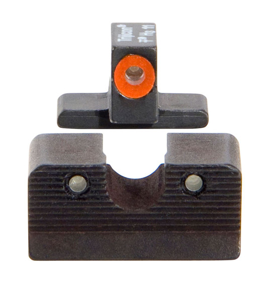 Trijicon 600752 HD Night Sights Night Sight Set Front Green/Orange Outline, Rear Green/Black Outline, Black Frame, Fits Springfield Armory XD-S/XD-E (Excluding OSP Models) Dovetail Mount