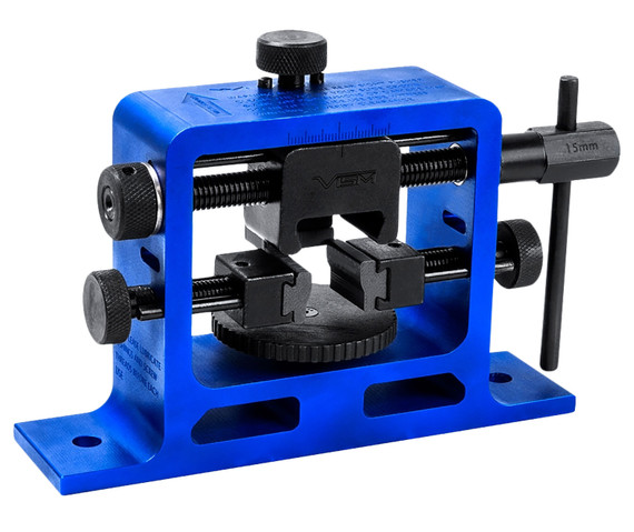 NcStar VTUPRS Universal, Pistol Rear Sight Tool Tool Black/Blue Steel/Aluminum Universal, Pistol Steel Handle