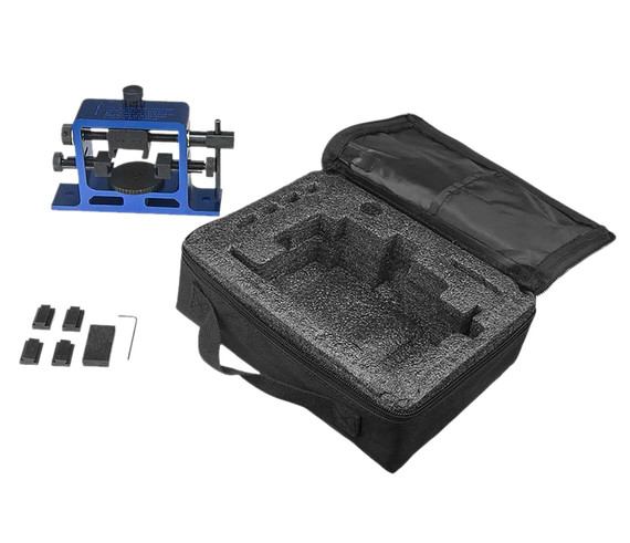 NcStar VTUPRS Universal, Pistol Rear Sight Tool Tool Black/Blue Steel/Aluminum Universal, Pistol Steel Handle