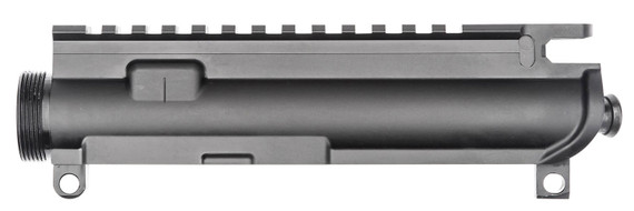 Spikes SFT50M4 Flat Top Stripped Upper Multi-Caliber 7075-T6 Aluminum Black Anodized Receiver for M4 Platform