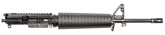 Spikes STU5435MLS Complete Upper 5.56x45mm NATO 16 in Black /Midlength Barrel, 7075-T6 Aluminum Black Receiver, 12 in SAR3 Handguard for AR-15
