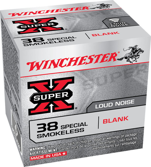 Winchester Ammunition 38SBLP Smokeless Blank