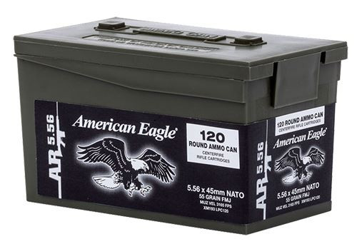 Federal 5.56 NATO Rifle Ammunition XM193LPC120