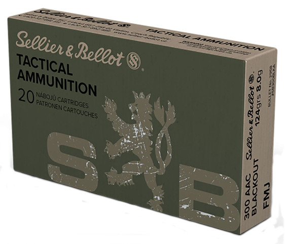 Sellier & Bellot 300 AAC Blackout Rifle Ammunition 300BLKA