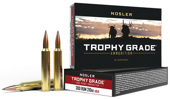 Nosler 300 Remington Ultra Magnum Rifle Ammunition 60129