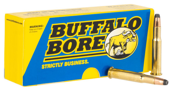 Buffalo Bore 42A20 Premium Supercharged Strictly Business 35Whelen 225gr Spitzer Boat Tail 20 Per Box/12 Case Centerfire, Rifle Ammunition