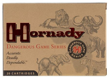 Hornady 8239 Dangerous Game 404Jeffery 400gr Dangerous Game Solid 20 Per Box/6 Case Centerfire, Rifle Ammunition