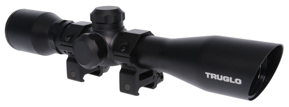 TruGlo TGTG8504B3 Crossbow Scope Compact Matte Black Anodized BDC/Rangefinder 4x32mm
