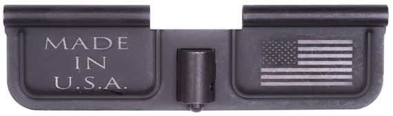 Spikes SED7002 Ejection Port Door USA/Flag AR-15 Black Steel