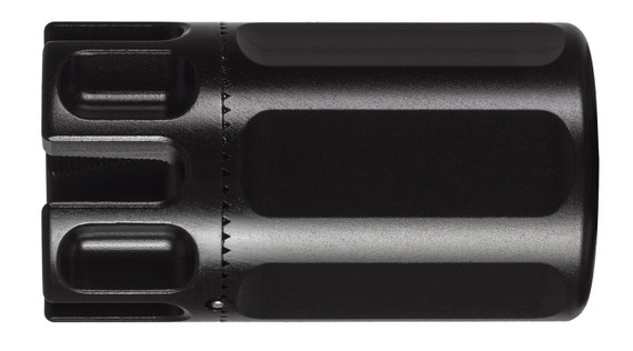 Primary Weapons 3CQB12A1F CBQ Compensator Black 4140 Steel with 1/2 in-28 tpi Threads, 2.50 in OAL & 1.375 in Diameter For 223 Rem/5.56x45mm NATO AR-Platform