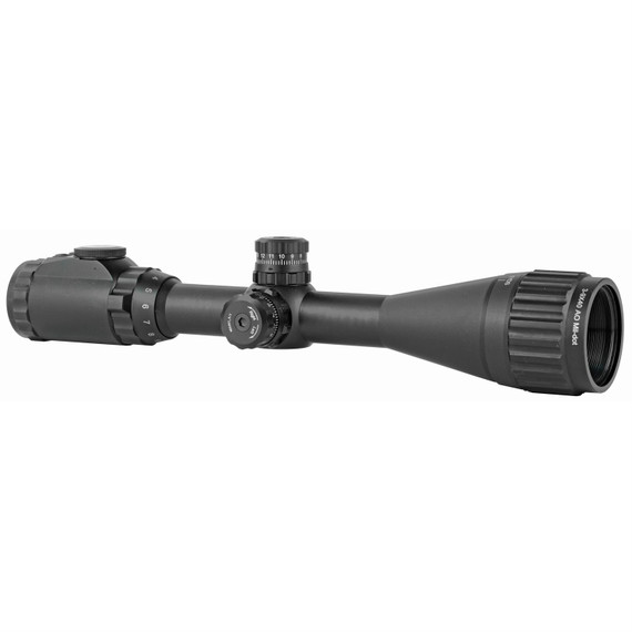 Leapers, Inc. - UTG Hunter Rifle Scope, 3-9X40, 1 in, 36-Color Mil-Dot Reticle, with Rings, Black SCP-U394AOIEW