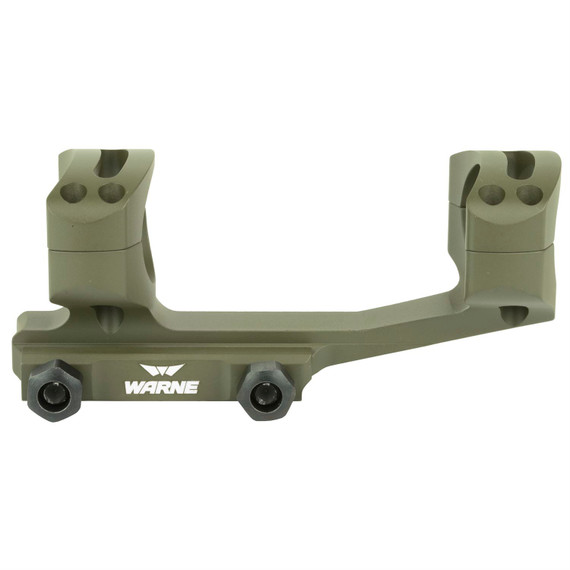 Warne Generation 2 Mount, 30mm, Fits AR Rifles, Extended Skeletonized, OD Green Finish XSKEL30OD