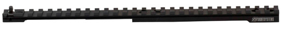 XS Sights RU5000RN GunSite Scout, Rifle Scope Mount with Integrated Ghost Ring Black Anodized 0 MOA