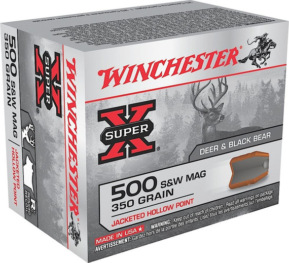 Winchester 500 S&W Magnum Ammunition X500SW
