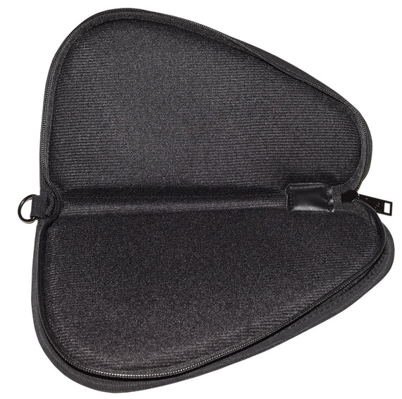 US PeaceKeeper P21011, Pistol Case Black Holds 1, Handgun Polyester