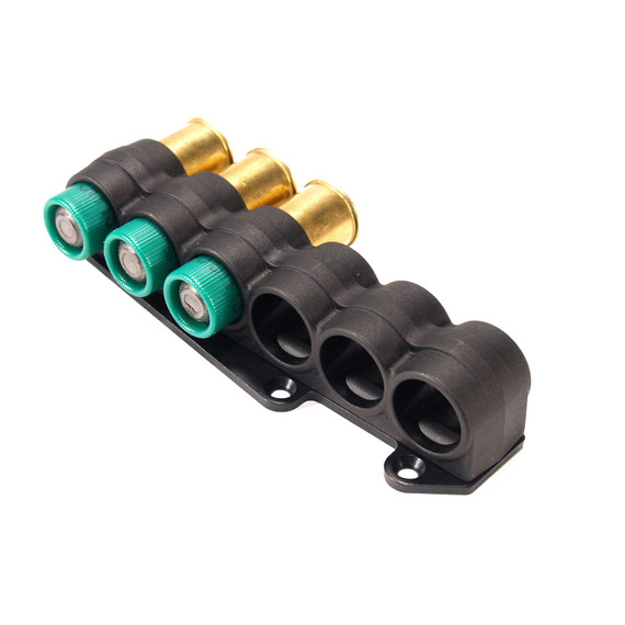 Mesa Tactical SureShell Carrier, 6-Shell Side Saddle, Fits Mossberg 930, 12 Gauge, On-gun shotshell carriers, Black Finish 94760