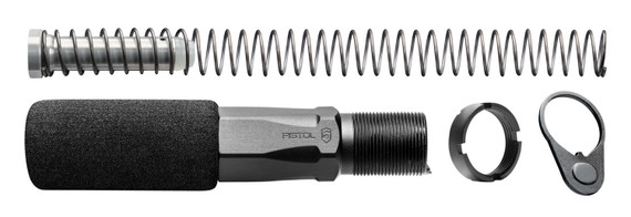 Phase 5 Weapon Systems HEX2C Hex-2 Buffer Tube Assembly Black Aluminum AR-, Pistol Platform