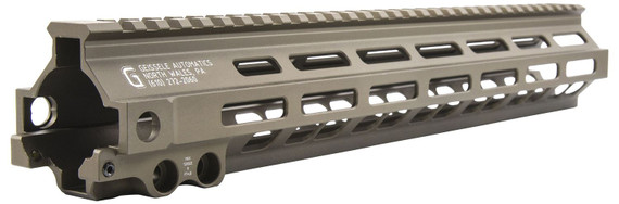 Geissele Automatics 05285S Super Modular Rail MK8 13.50 in M-LOK, Desert Dirt Aluminum for AR Platform, Barrel Nut Included