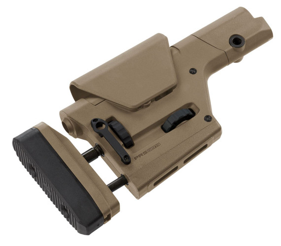 Magpul MAG672FDE PRS Gen3 Precision Stock Fixed Adjustable Comb FDE Synthetic for AR-15, M16, M4