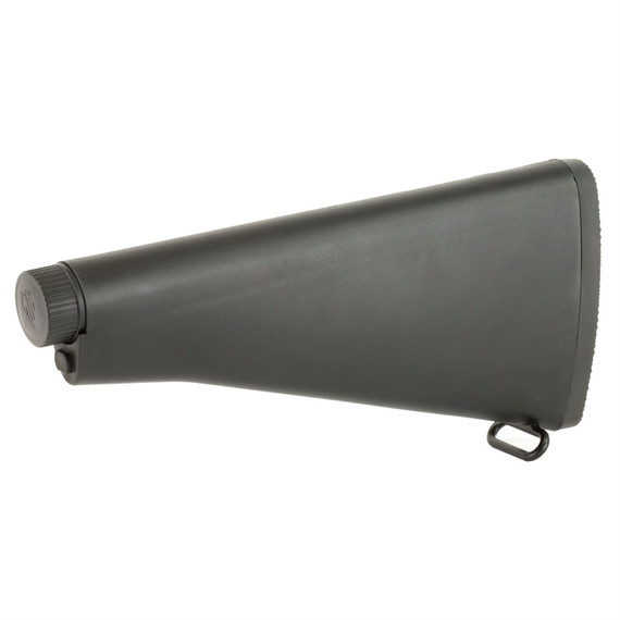 Leapers, Inc. - UTG Model 4, Stock, Fits AR-15, Fixed Stock Assembly, with A2 Extension Tube, Recoil Spring, Buffer Assembly, Stock Spacer, and Screw, Black Finish RB-T469B