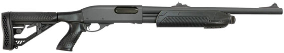 ADAPTIVE TACTICAL AT02000 EX Performance Stock & Forend Black Synthetic, Fits Remington 870 12 Gauge