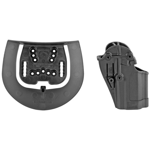 BlackHawk SERPA CQC Concealment Holster with Belt and Paddle Attachment, Fits HK VP9/40, Left Hand, Matte Black 410579BK-L
