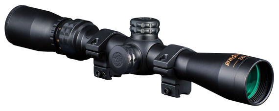 Konus 7260 KonusPro Matte Black 2-7x32mm 1 in Tube Engraved 30/30 Duplex Reticle Includes Mounting Rings,, Rifle Scope