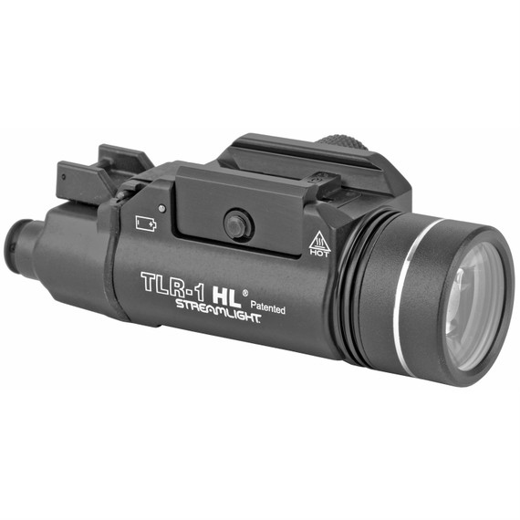 Streamlight TLR-1 HL Long Gun Kit, Tac Light Kit, C4 LED, 1000 Lumens, w/Thumb Screw/Remote Pressure Switch, 2x CR123 Batteries, Black 69262