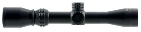 Konus 7249 KonusPro Slug Gun Matte Black 1.5-5x32mm 1 in Tube Aim-Pro Engraved Reticle, Shotgun Scopes