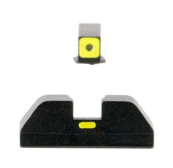 AmeriGlo GL616 CAP Sight Set for Glock Green Tritium Orange Outline Front Sight Orange-Bar Rear Sight