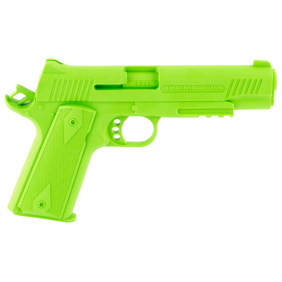 Cold Steel 1911 Cocked & Locked Demonstrator Gun, Polypropylene Frame, Green Finish, Pistol Trainer, Hammer Back, Safety On CS-92RGC11C