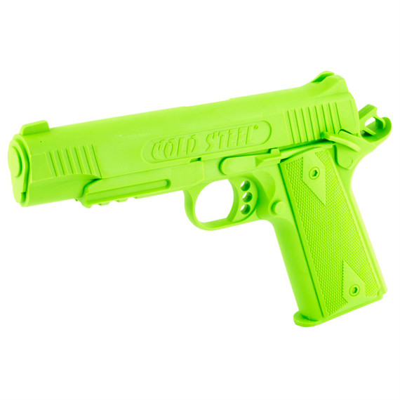 Cold Steel 1911 Cocked & Locked Demonstrator Gun, Polypropylene Frame, Green Finish, Pistol Trainer, Hammer Back, Safety On CS-92RGC11C