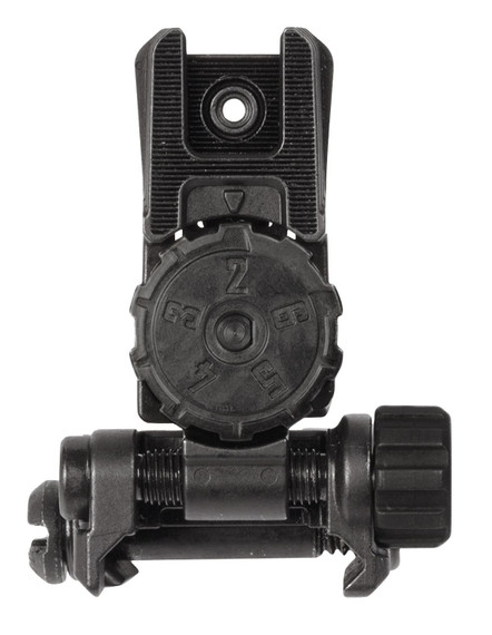 Magpul MAG527BLK MBUS Pro LR Adjustable Sight Rear Black Adjustable for AR-15
