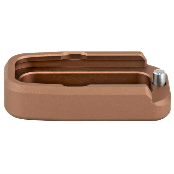 Taran Tactical Innovation Firepower Base Pad for Glock 43, +1, Coyote Bronze Finish GBP9-006