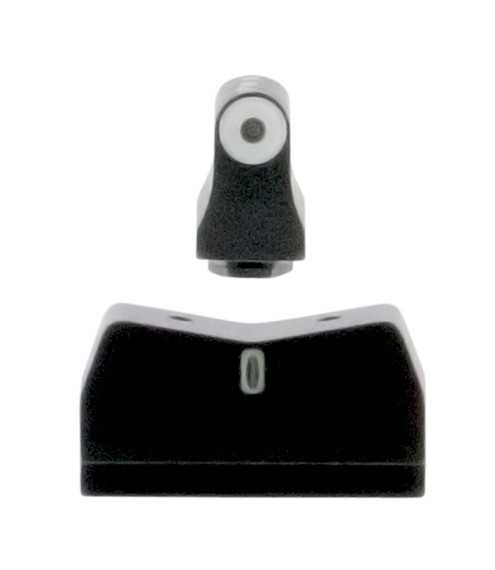 XS Sights GL0004S5 DXT Big Dot Night Sights fits Glock Black | Green Tritium White Outline Front Sight Green Tritium White Outline Bar Rear Sight