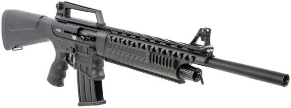 Rock Island 601BC VR60 12 Gauge 3 in 20 in 5+1 Black Anodized Rec Black Synthetic Stock Right Hand, Shotgun