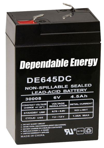American Hunter DE30052 HR Rechargeable Battery 6 Volt 4.5 AMP