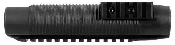 Aim Sports MFE500, Shotgun Polymer Body with Aluminum Side Rails & Black Finish for Mossberg 500
