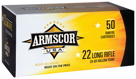 Armscor 22 Long Rifle Ammunition 50015PH