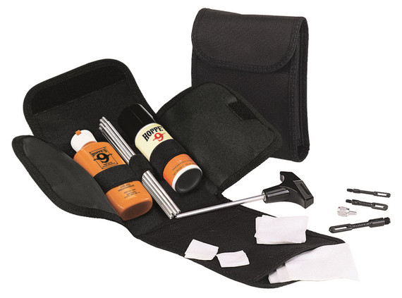 Hoppes FC2 Universal Field Cleaning Kit Multi-Caliber/Black Compact Soft-Sided Case