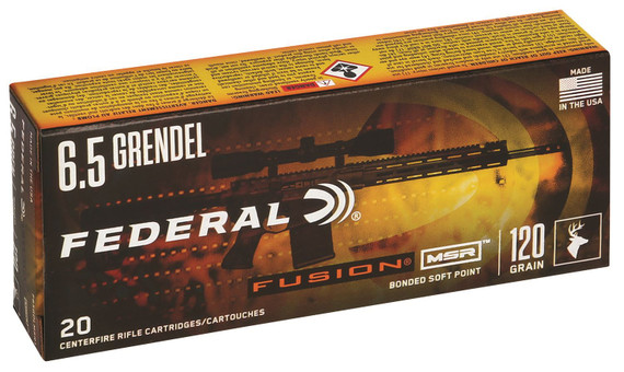 Federal Fusion Ammunition 6.5mm Grendel | F65GDLMSR1