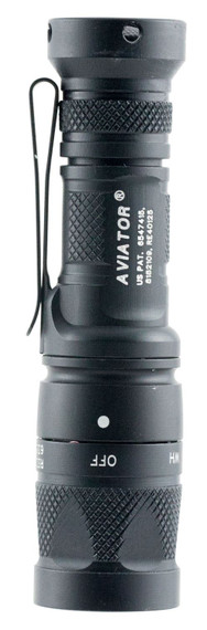 SureFire AVIATORRD Aviator Black Anodized 1/31/250 Lumens White/Red LED